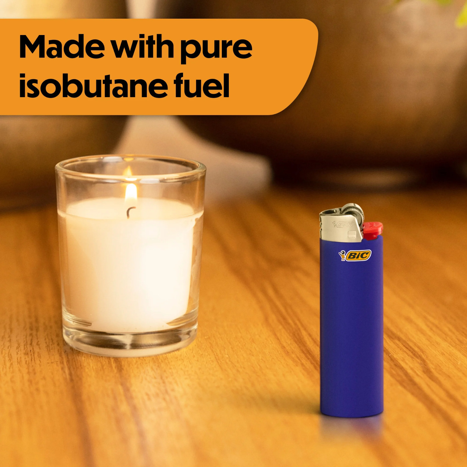 BIC Pocket Lighters 5-Pack Assorted Colors Reliable Long-Lasting Flame