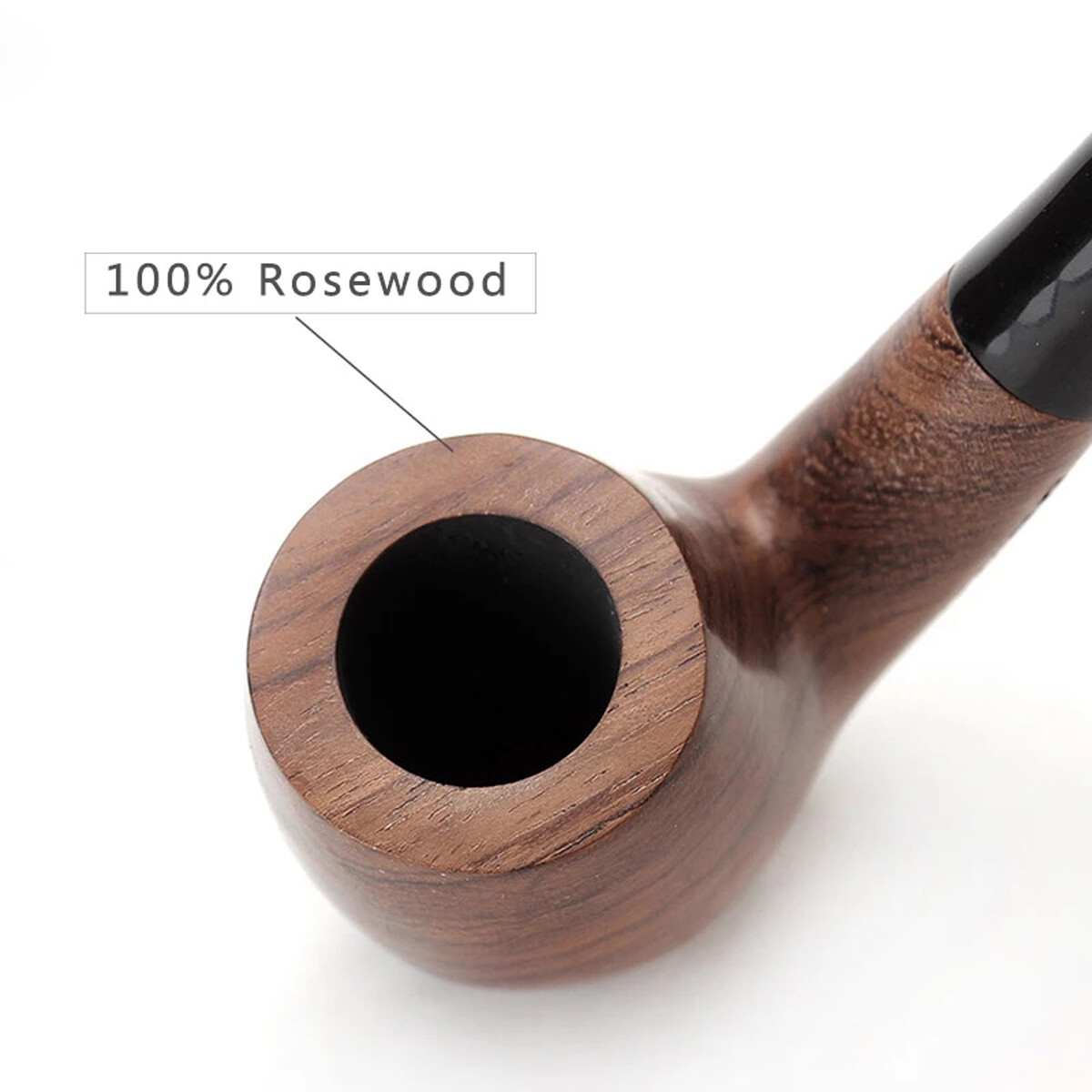 Rosewood Churchwarden Gandalf Pipe Long Stem Bent Tobacco Pipe w/ Accessories US