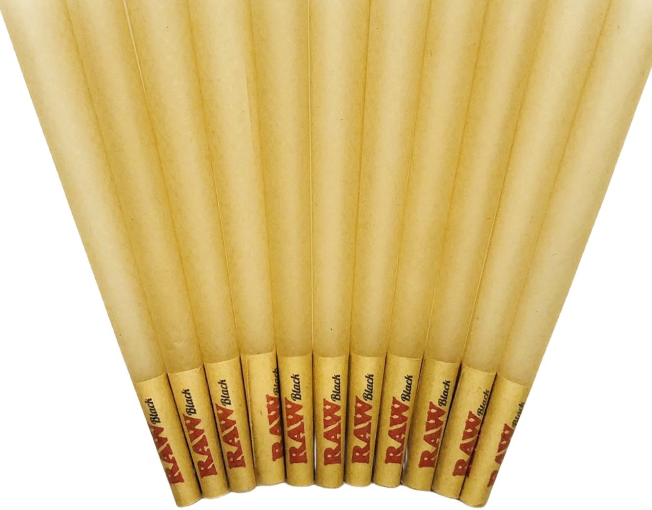 Authentic RAW Black King Size Pre-Rolled Cone 100 Pack & Fast Shipping US