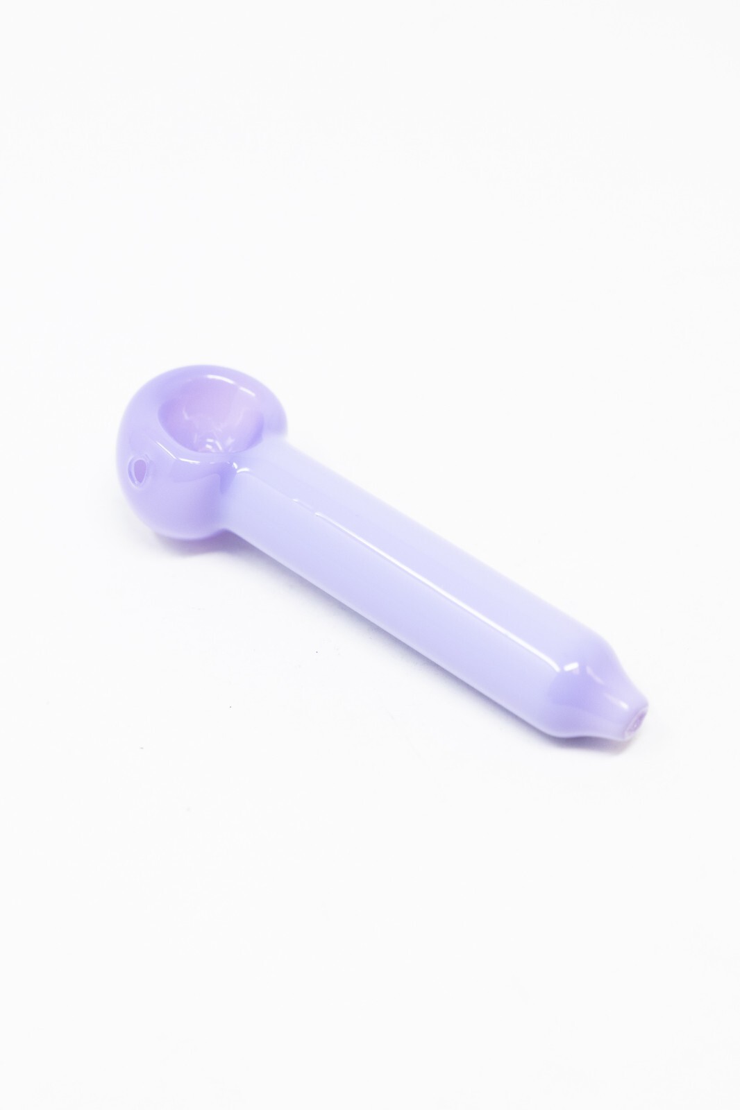 4″ Collectible Lavender Purple TOBACCO Glass Handmade Smoking Pipe