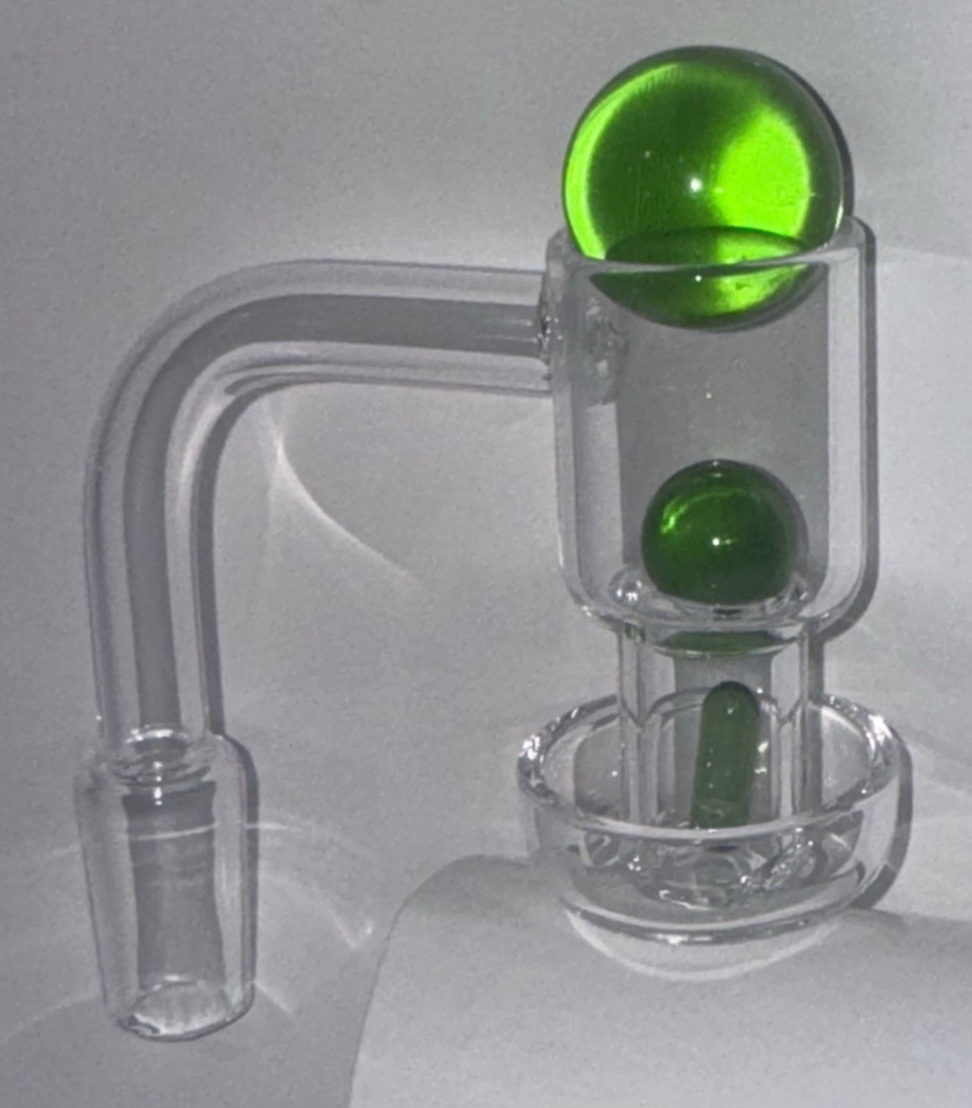 1 Quartz Slurper Kit – 14m/90 Includes 1 Green Pill + 2 Green Marble Pearls
