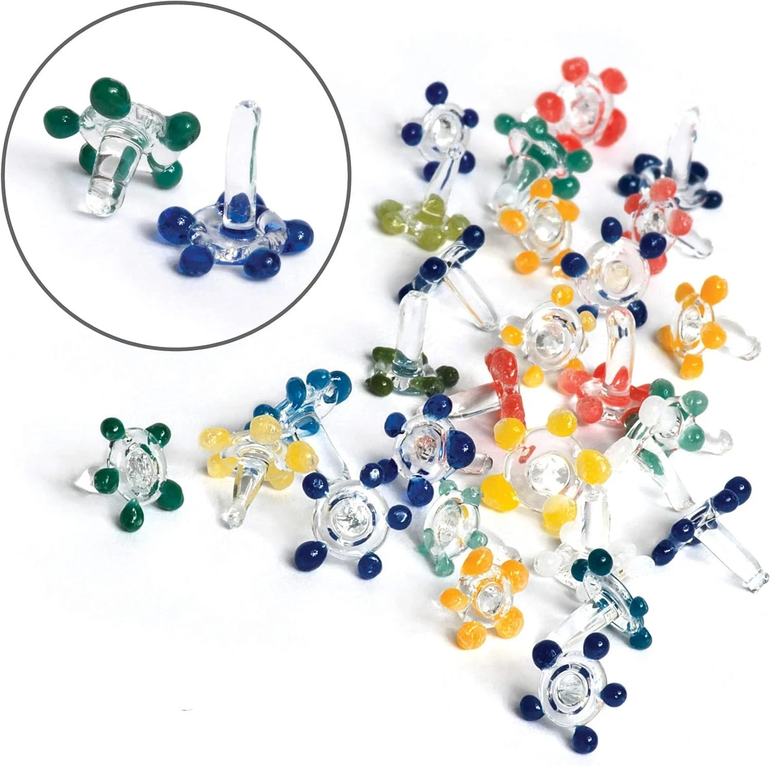 Glass Daisy Pipe Filter Screens Reusable & Heat Resistant