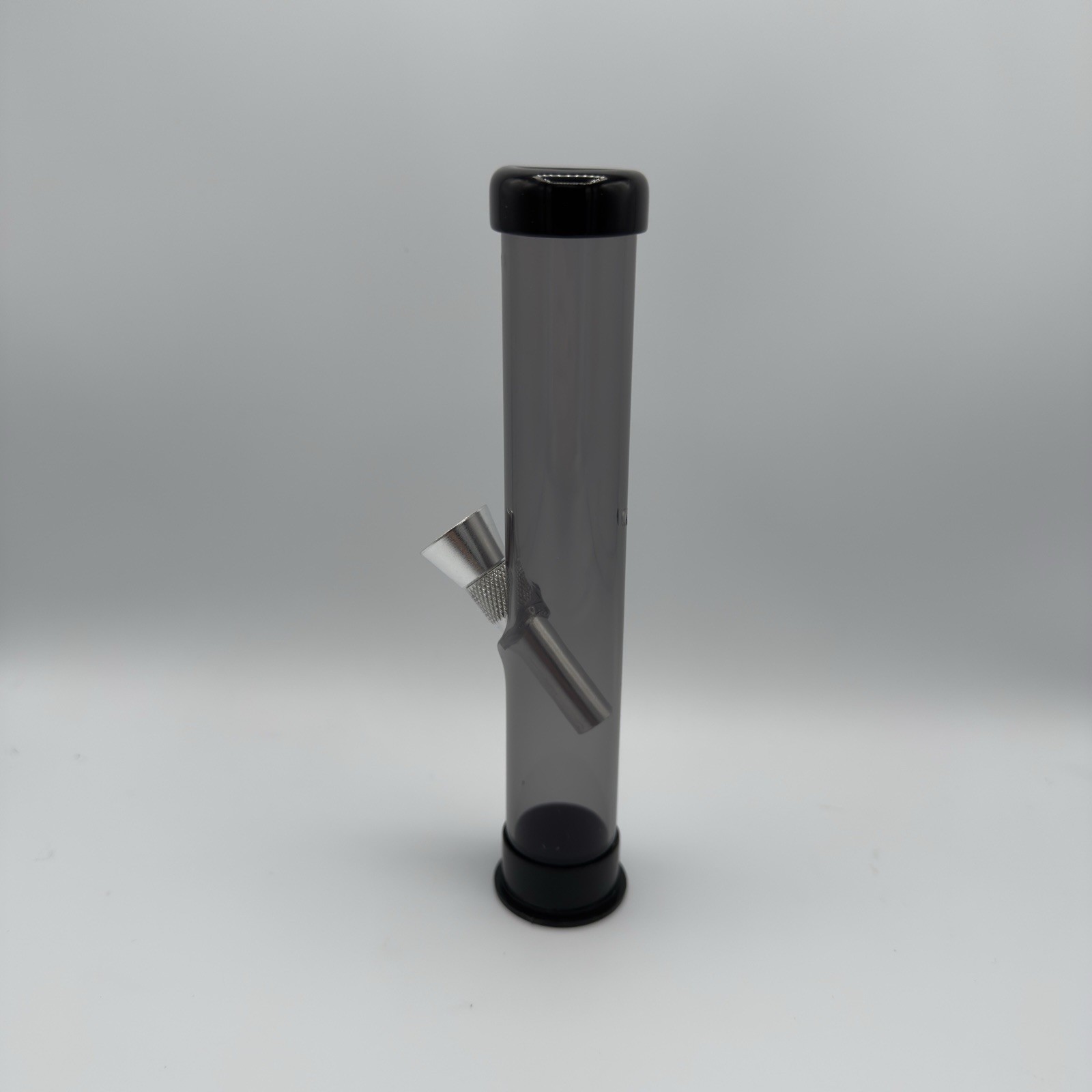 6″ Acrylic Plastic BLACK Bong Traveler Portable Small Water Pipe Hookah Bong