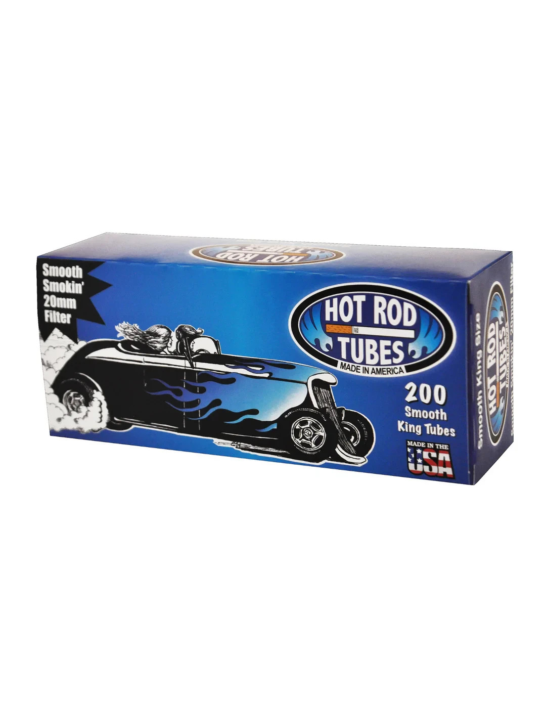 Hot Rod Tube Cigarette Tubes 200 Count Per Box Smooth king 5 Boxes