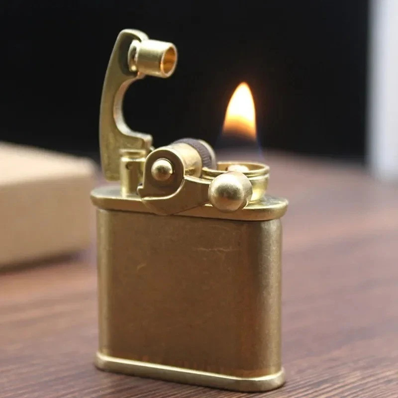 Kerosene Brass Vintage Lighter Collectable Cigarette Pipe Lighter Cigar Torch