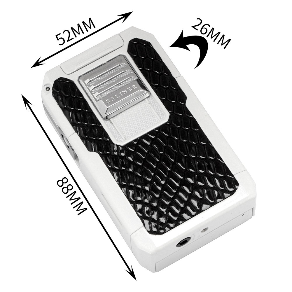 Luxury 2 Jet Torch Cigar Lighter Guillotine Cutter Holder Cigar Punch Refillable