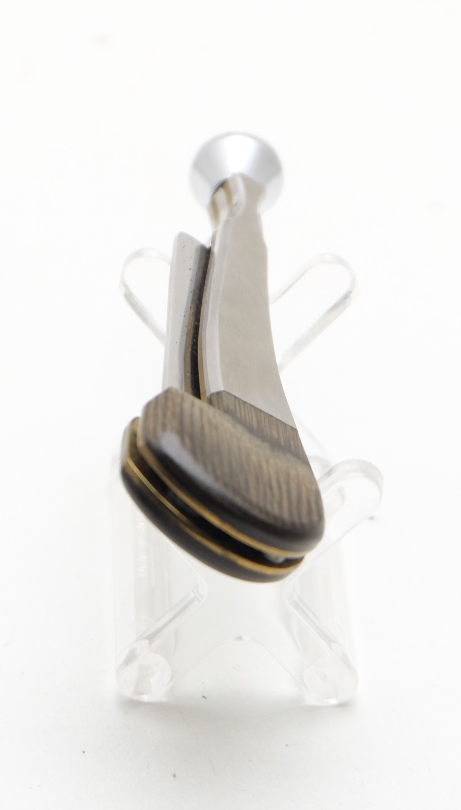 Cleaning MultiTool Tamper Stainless Steel + Wood Smoking Pipe Japan