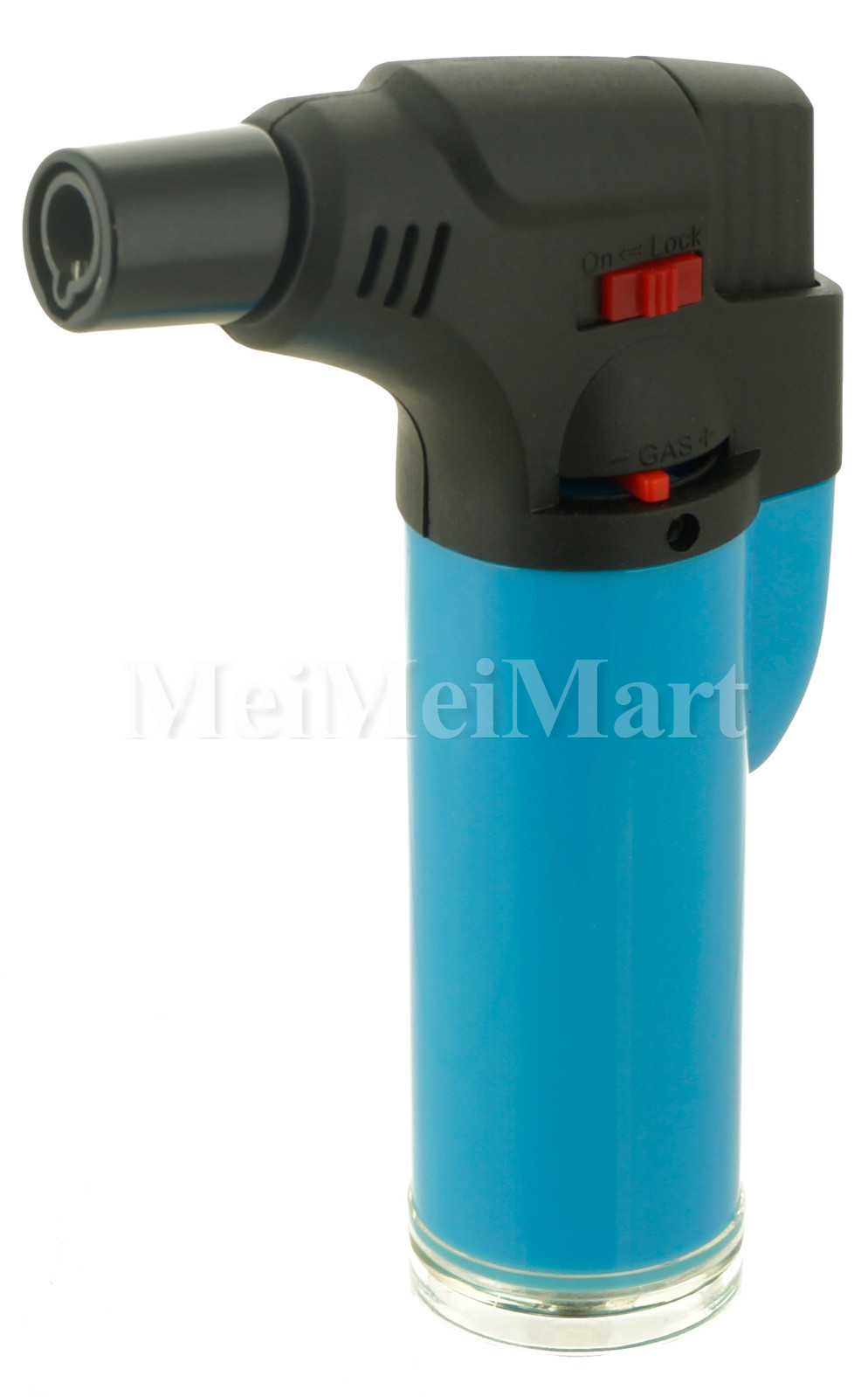 Jumbo 4″ Single Jet Flame Torch Lighter Refillable Lockable Windproof Neon Color