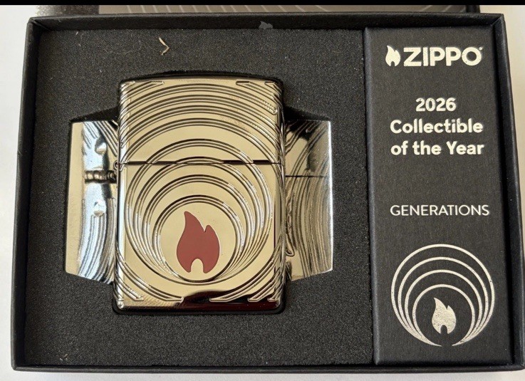 ZIPPO 2026 COLLECTIBLE OF THE YEAR, AMERICAS CARVED BLACK ICE ARMOR LIMITED 5000