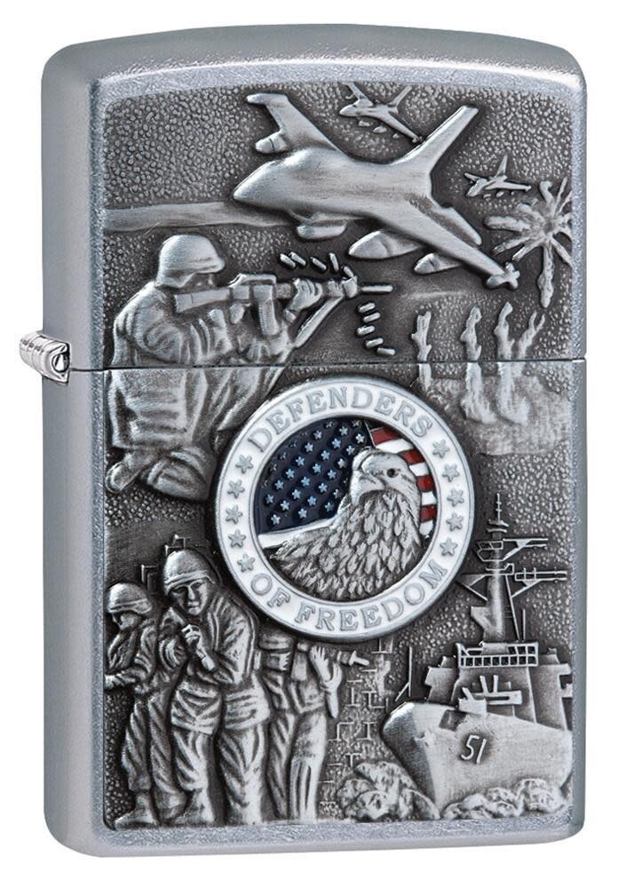 ZIPPO 24457 JOINED FORCES on STREET CHROME Windproof Lighter NEW – SEP (I) 2021