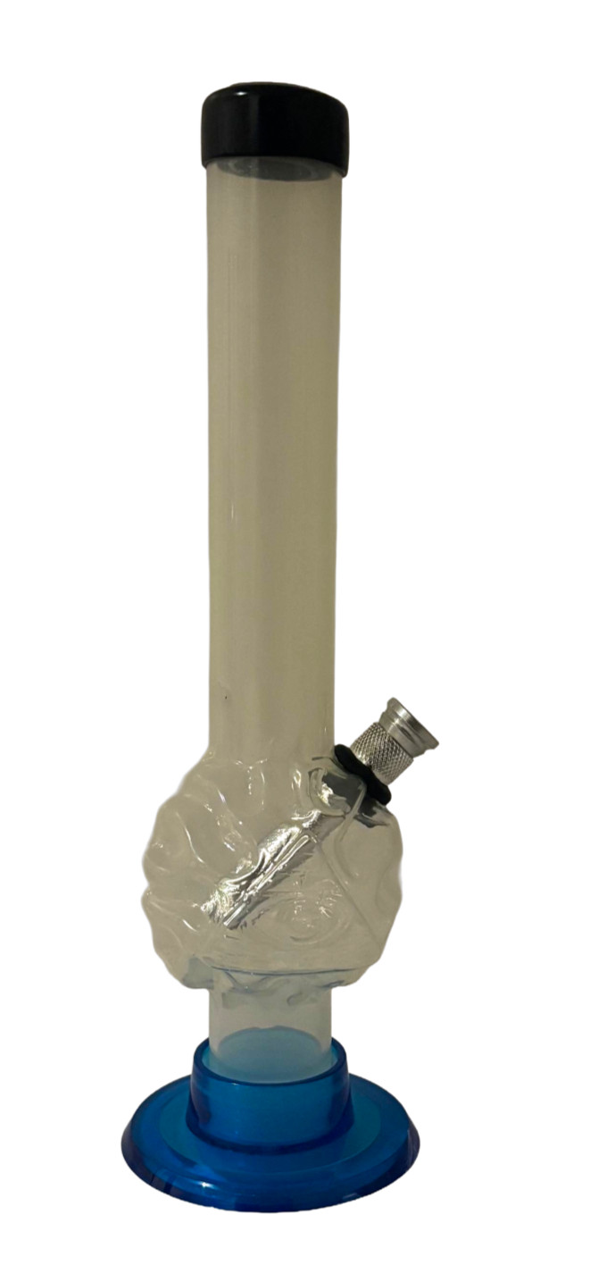 Illuminati Acrylic Water Pipe | 8″ | Glow In Dark