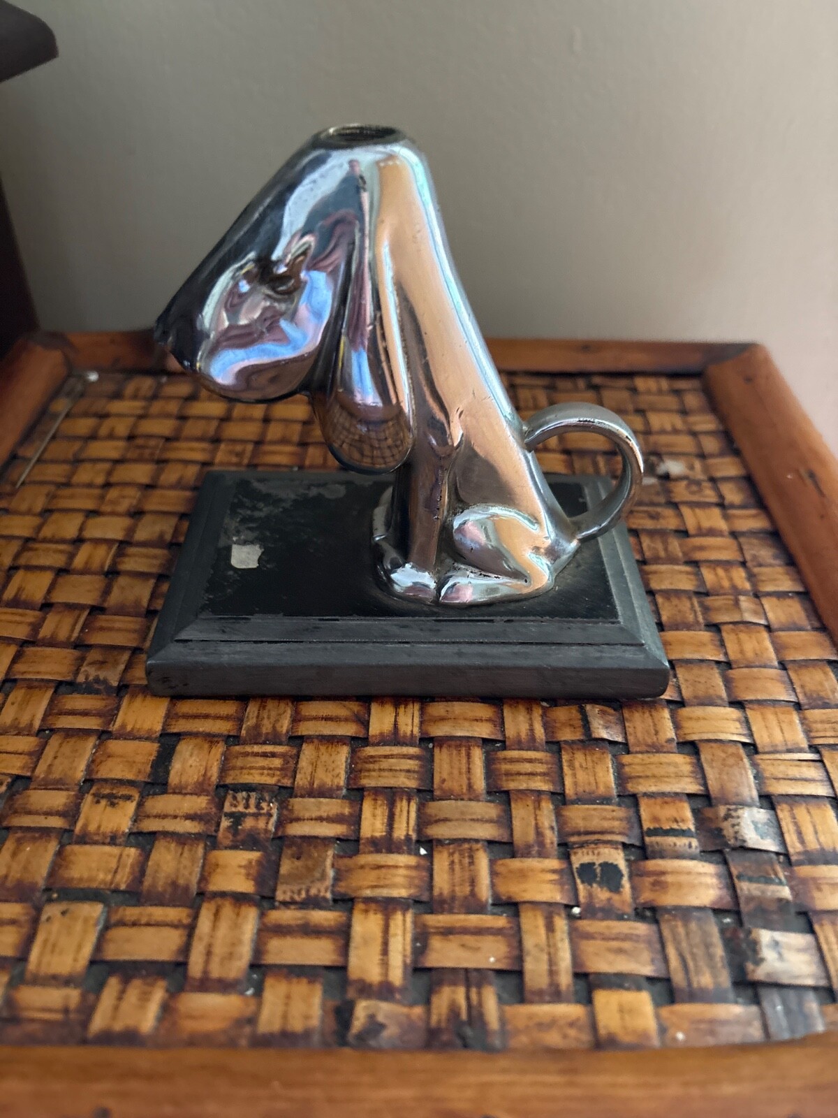 Vintage Ronson Hound Dog Table Striker Lighter 1935