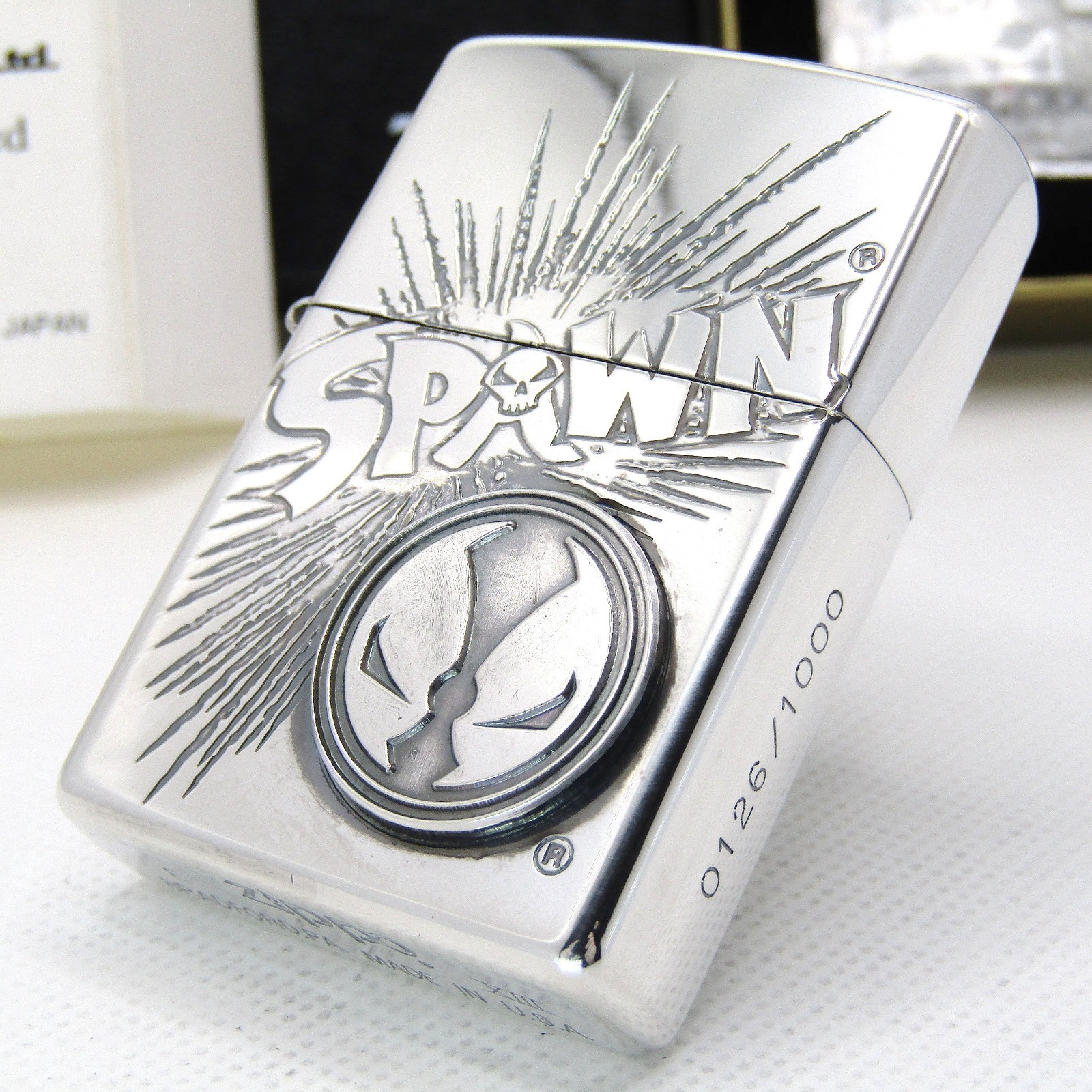 Spawn Metal Limited 0126/1000 Zippo Oil Lighter 1997 MIB Rare