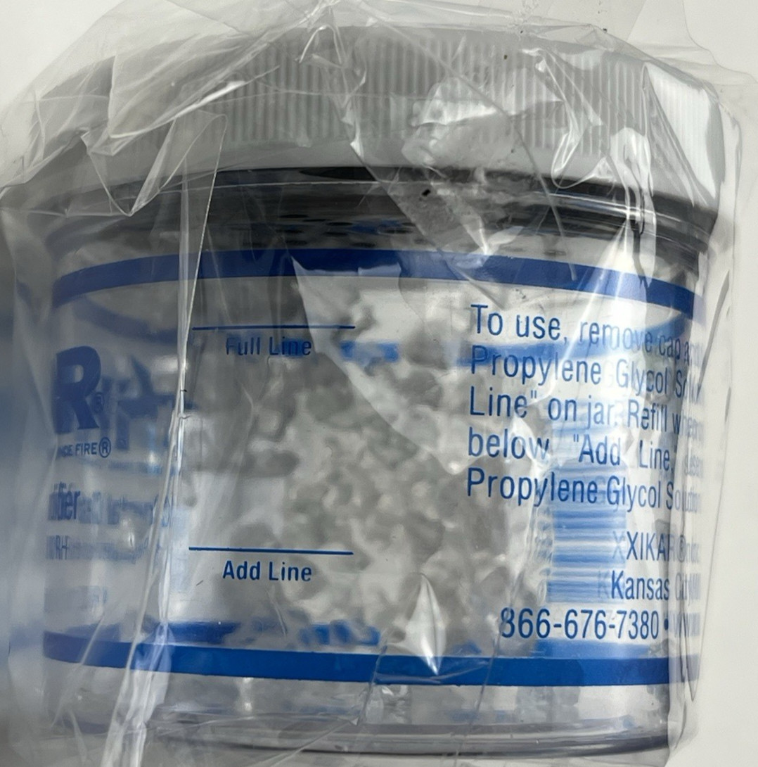 New 11-pk Xikar Crystal Clear Humidifier Jar 4oz 70% RH 808Xi Cigar Humidor