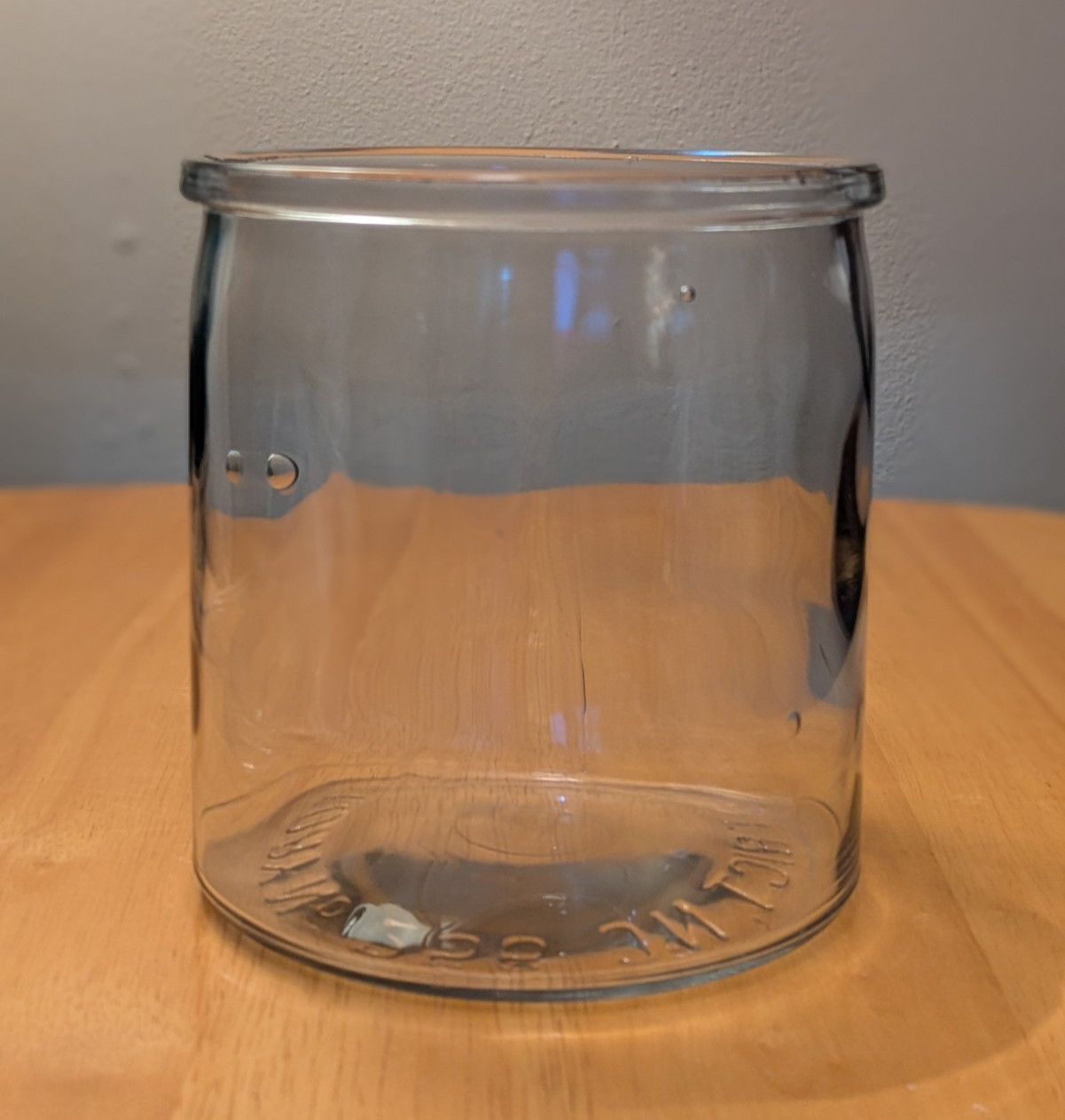 Antique R.J. Reynolds Tobacco Jar Factory 256 NC – 1890s Glass Display 🚬Bubbles