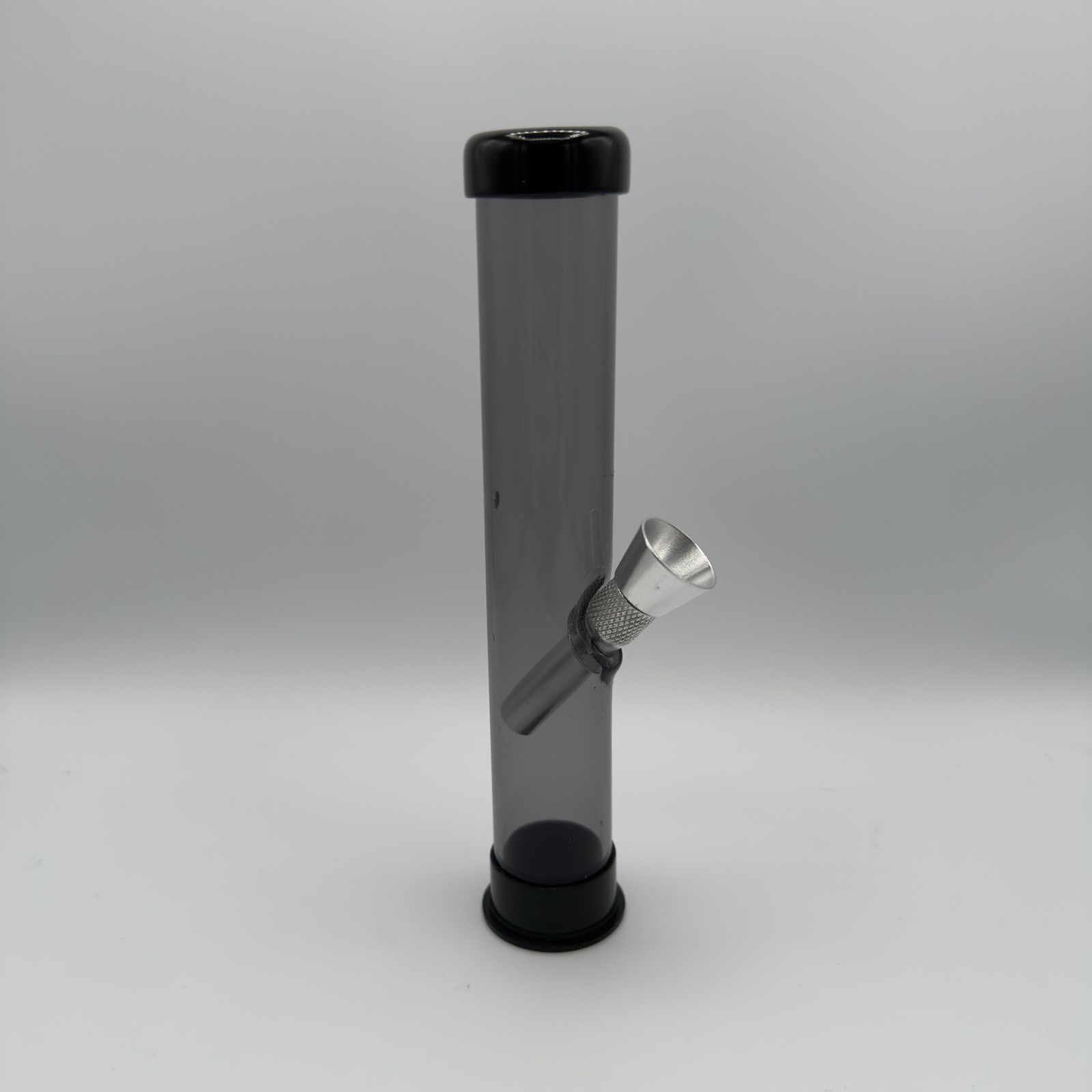 6″ Acrylic Plastic BLACK Bong Traveler Portable Small Water Pipe Hookah Bong