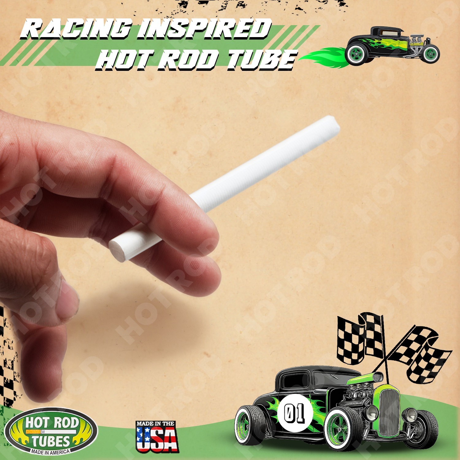 Hotrod Cigarette Tubes Menthol 100 mm Size Cigarette Filter Tubes 10×200-2000 CT