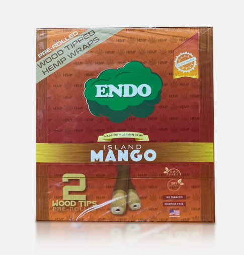 Endo Organic Wraps – Island Mango Flavor – Tobacco & Nicotine Free