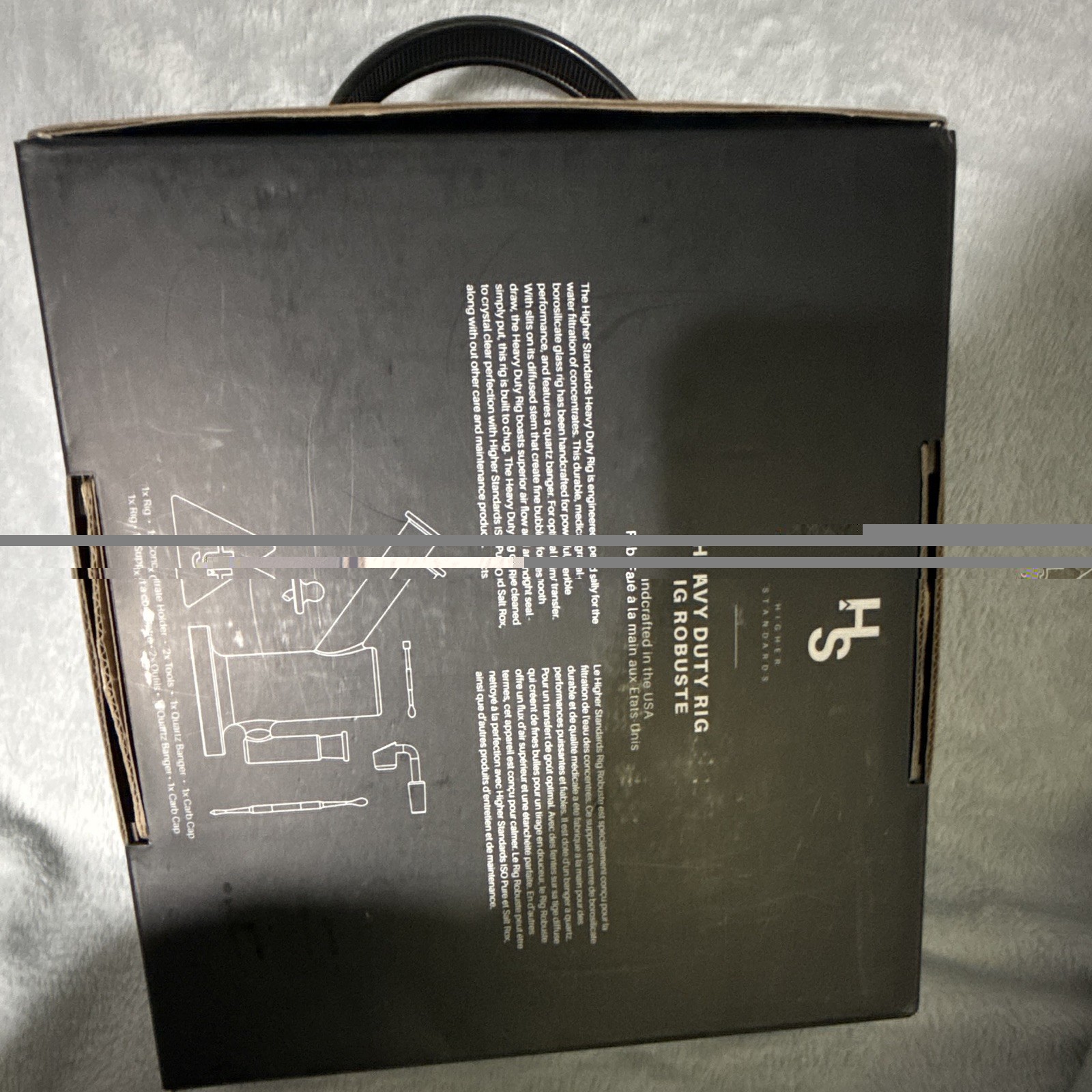 Higher Standards Heavy Duty Rig Black Handmade – Box/Packaging Only