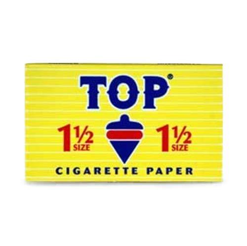 TOP Rolling Papers 1 1/2 TOP Cigarette Papers (Pack of 10 Booklets)