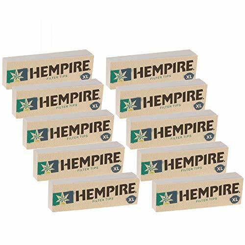 Hempire Filter Tips XL – 10 Booklets of 50 Filters – 500 Filters