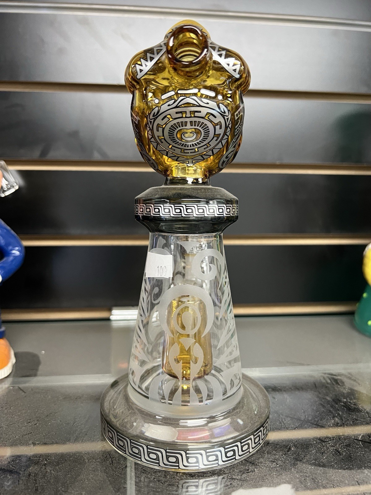 Artistic Glass Bong Water Pipe Tobacco Smoking Pipe 14MM Bowl