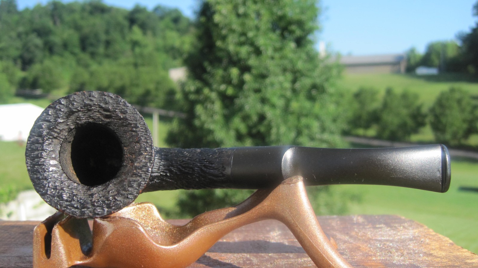 Unknown Columbian Italy Rustic Dublin Smoking Estate Pipe 5.5″ L