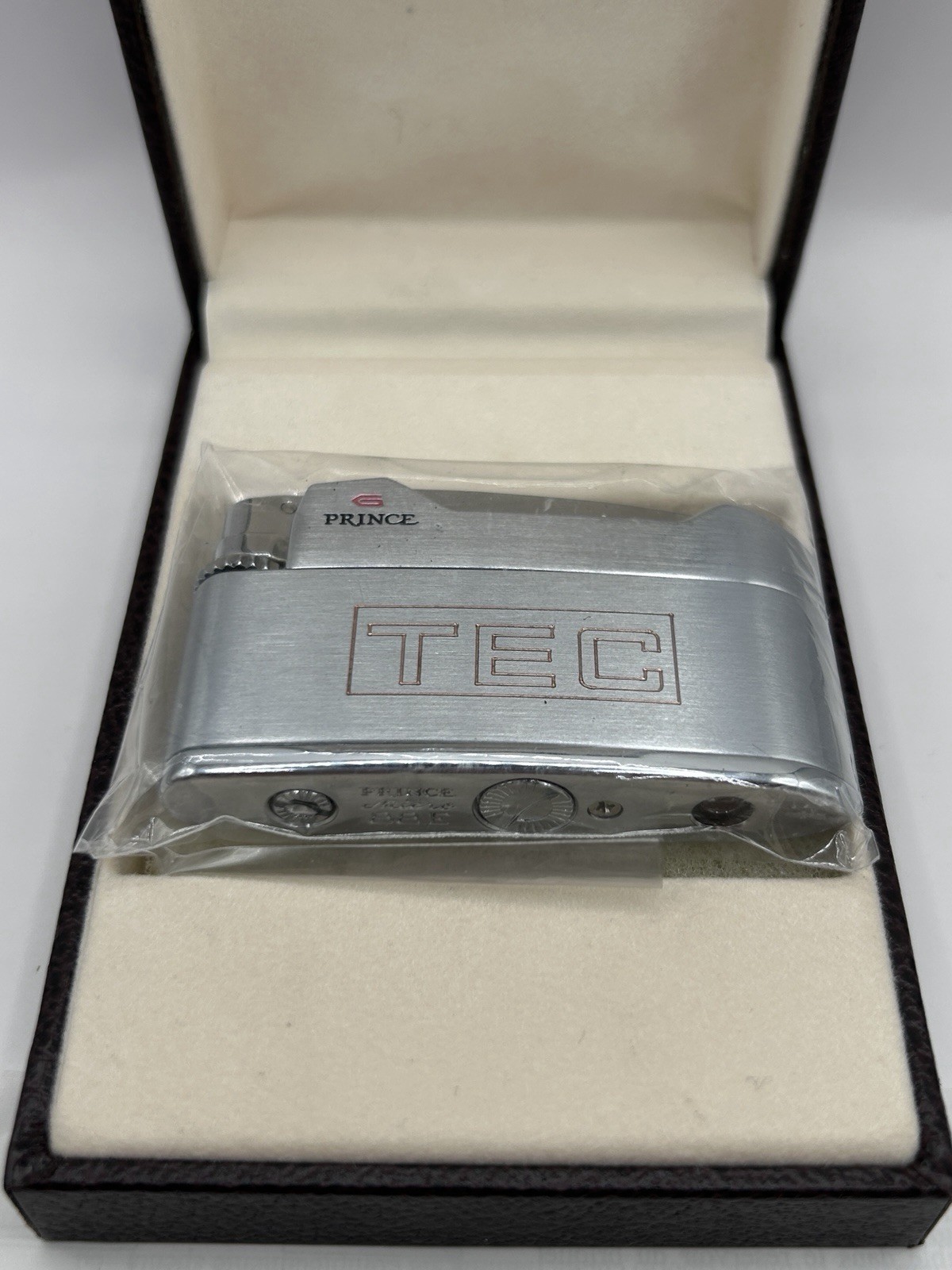 Vintage Prince Micro 88e Flip Top Lighter w/ Box & Papers