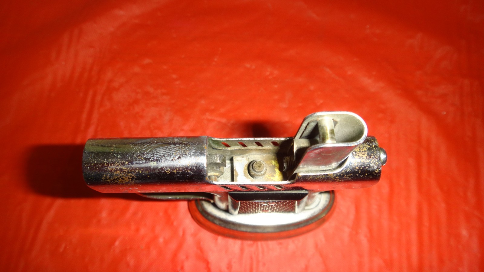 1940’s Continental Gun Shape=Metal=Fuel Table Lighter=MIO Japan=