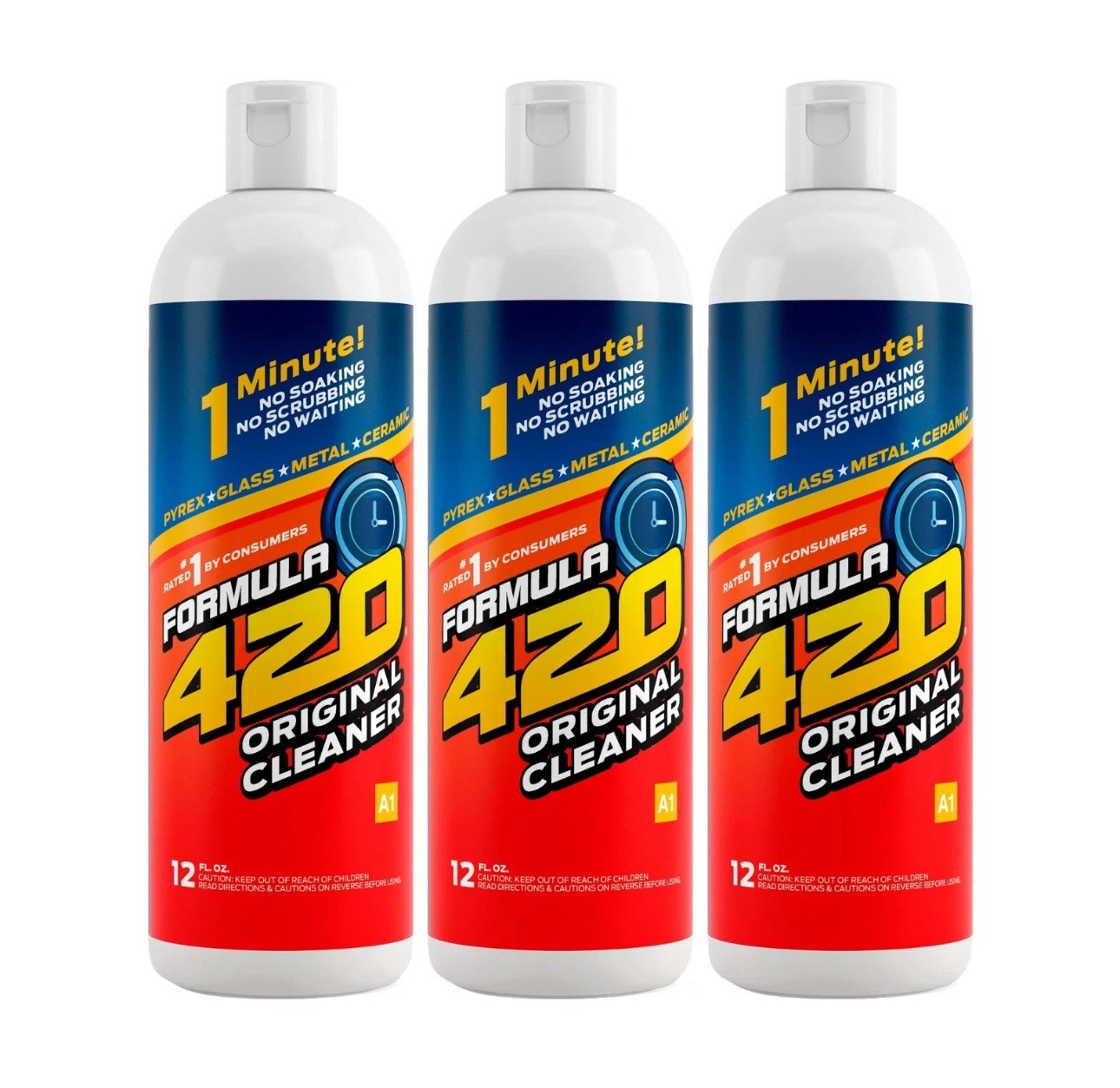 4 Pack Formula 420 Original Cleaner Glass Cleaner 12 oz FRESH STOCK FREE SHIP 4X
