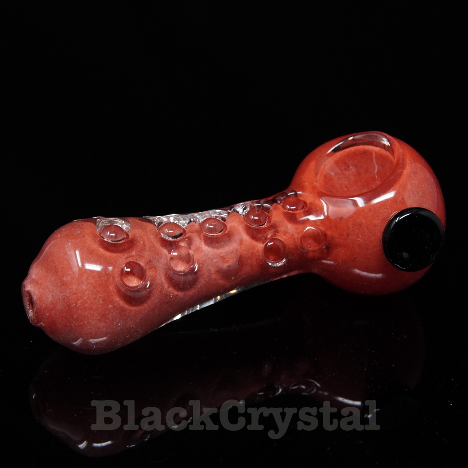 4.5″ Handmade Thick Heavy Lava Red Marble Tobacco Smoking Bowl Glass Pipes