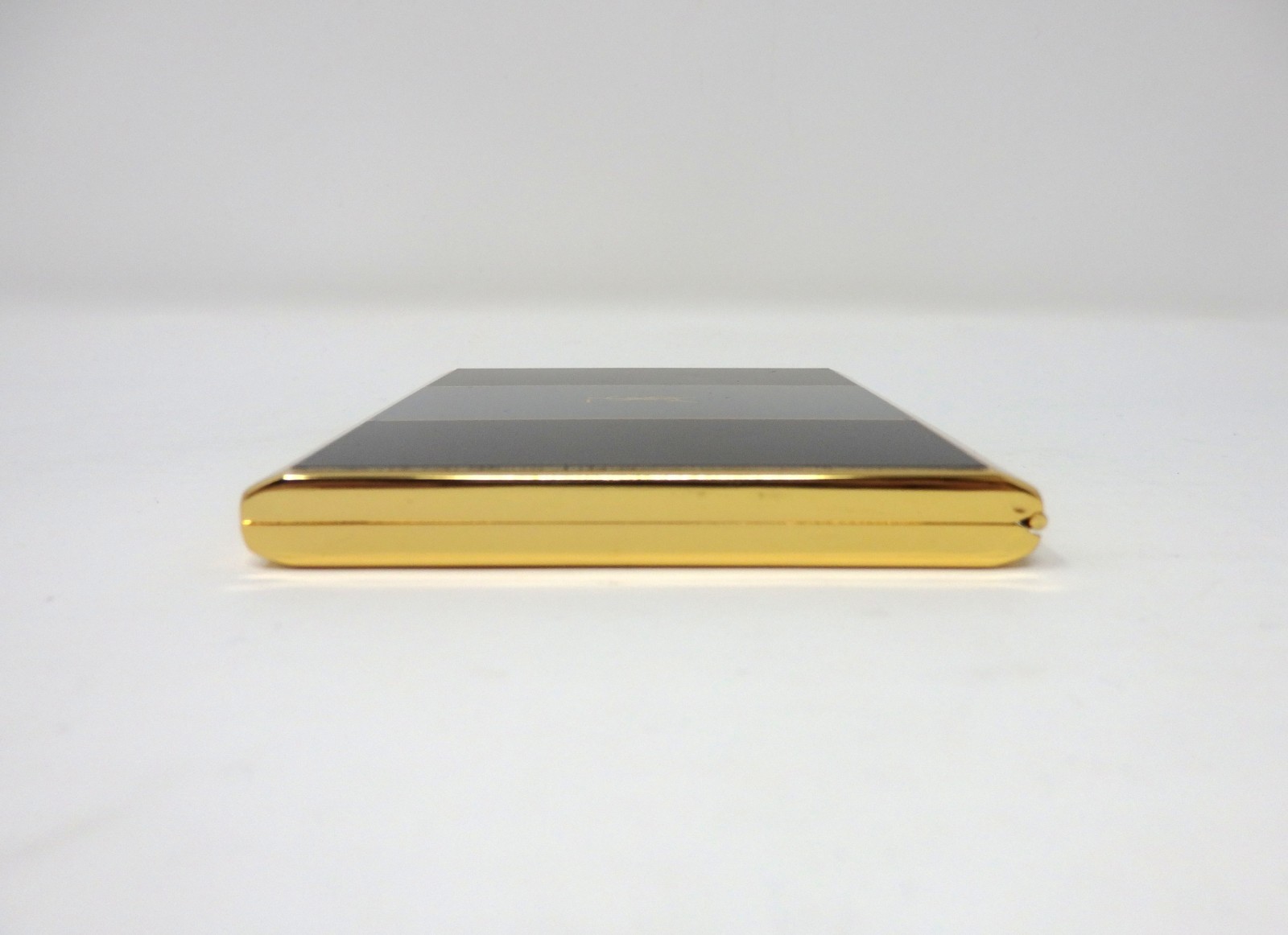 YVES SAINT LAURENT YSL Logo Vintage Cigarette Holder Card Case Gray Unused Mint