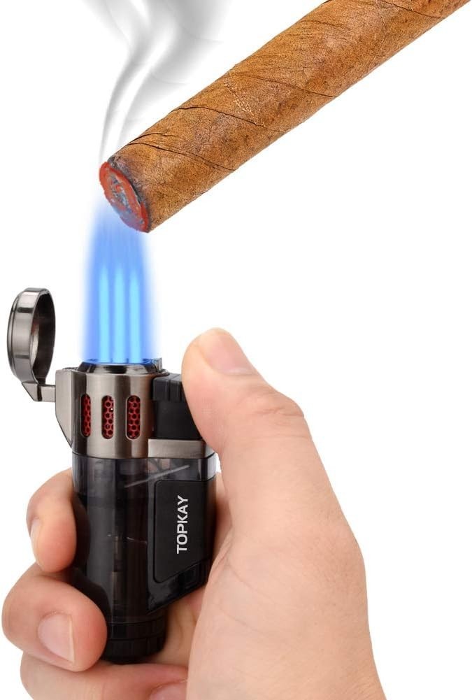 Classic Black Torch Lighters with Durable Construction for Long Lasting Use
