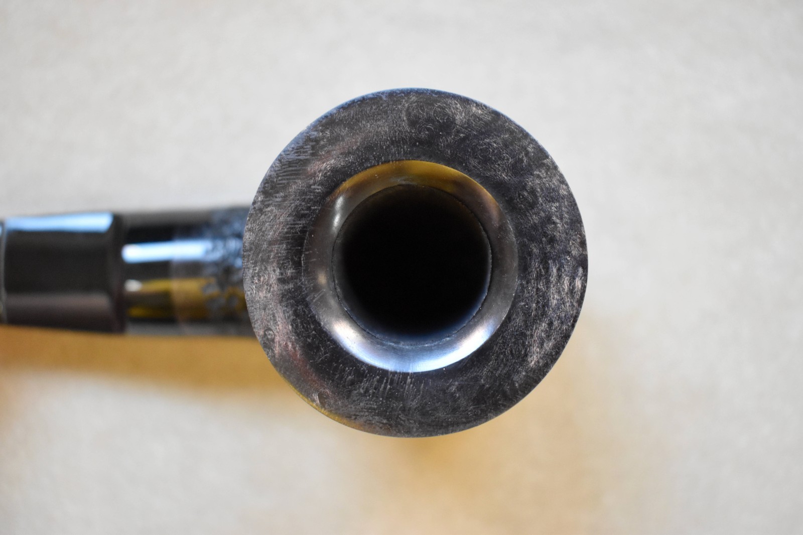 Moretti Pipe Black Rusticated Freehand