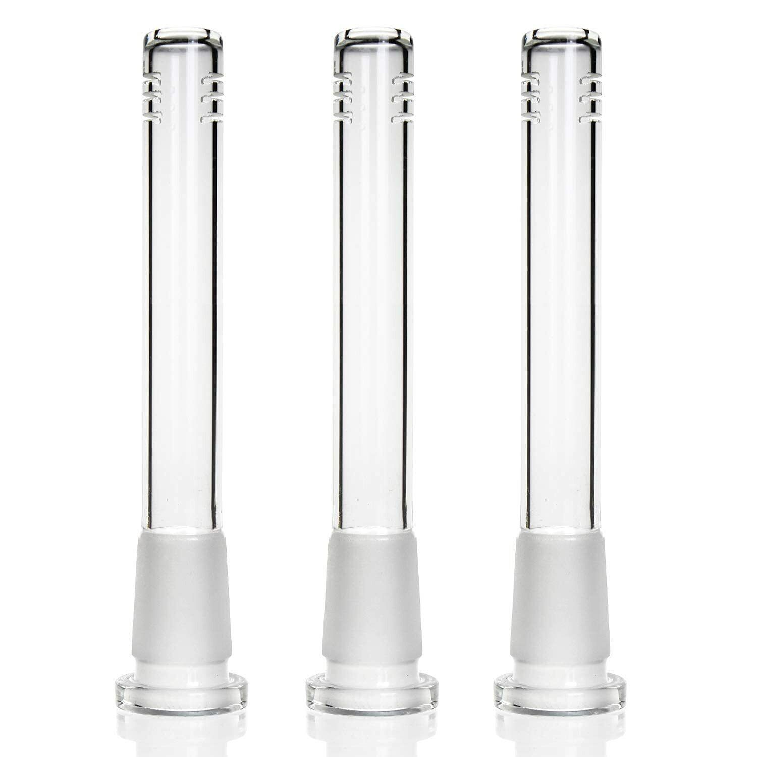 3Pcs 5.5” (insert 4.5”)Glass Downstem fit 14mm Male Bowl for 10”/12”/16 Bong
