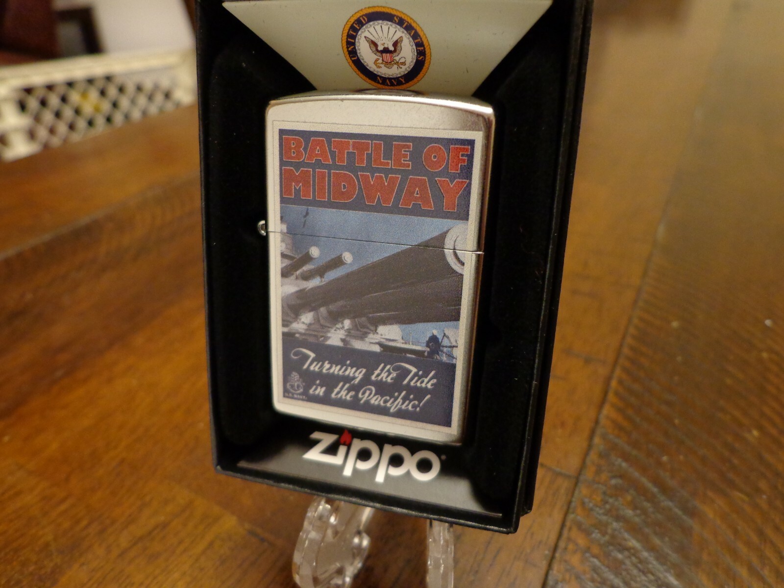 UNITED STATES NAVY USN BATTLE OF MIDWAY WWII POSTER ZIPPO LIGHTER