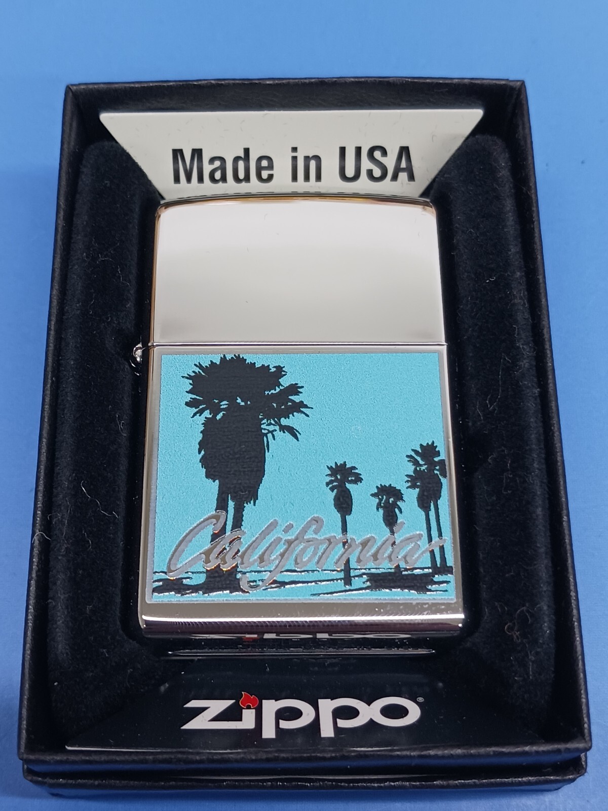 Zippo California Tree High Polished Chrome 250-59306