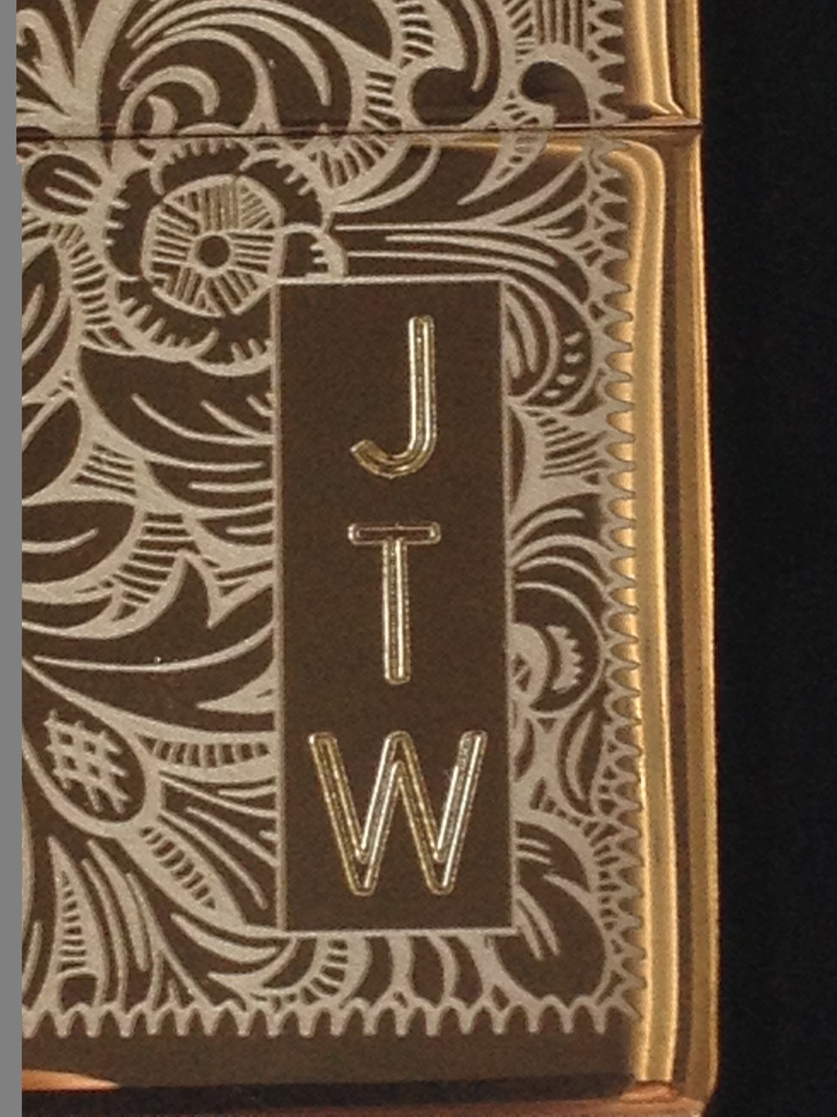 Zippo Regular Brass Venetian, Item 352B, New In Box, Engraved Free