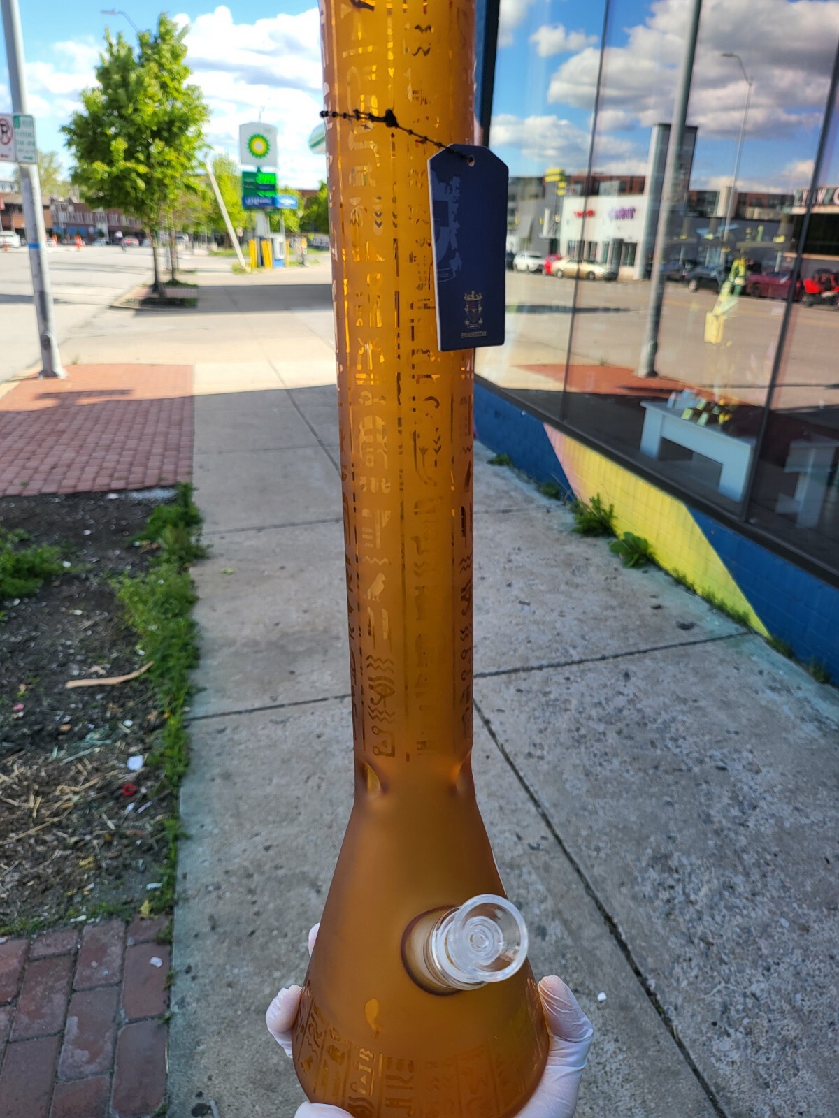14″ inch Glass Water Pipe Bong Beaker Style