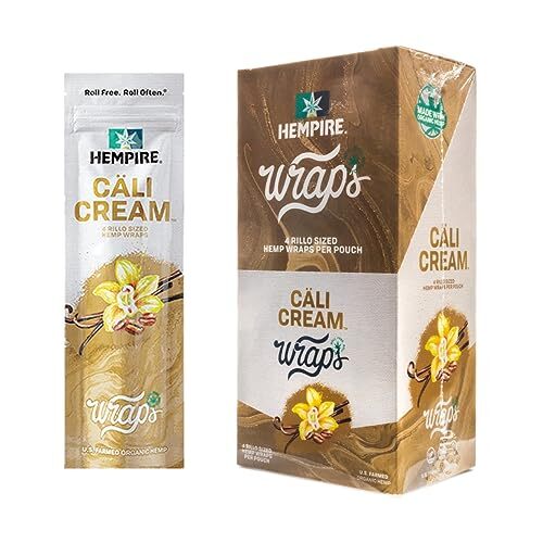 Hempire Cali Cream (Russian Cream) Herbal Rolls By Swisher (Full Box of 15)
