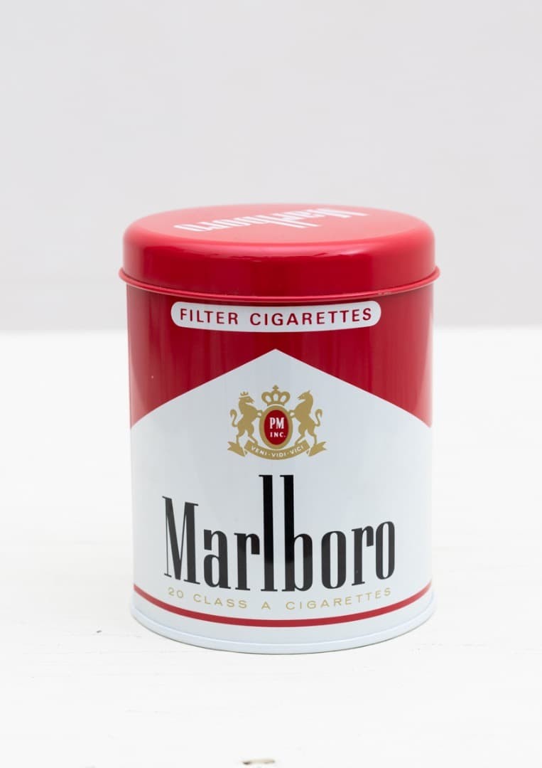 Marlboro Free Standing Ashtray Can