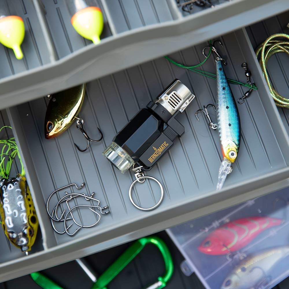 ® Firestarter™ Mini Torch – Precision Flame, Windproof, Butane Keychain Light…