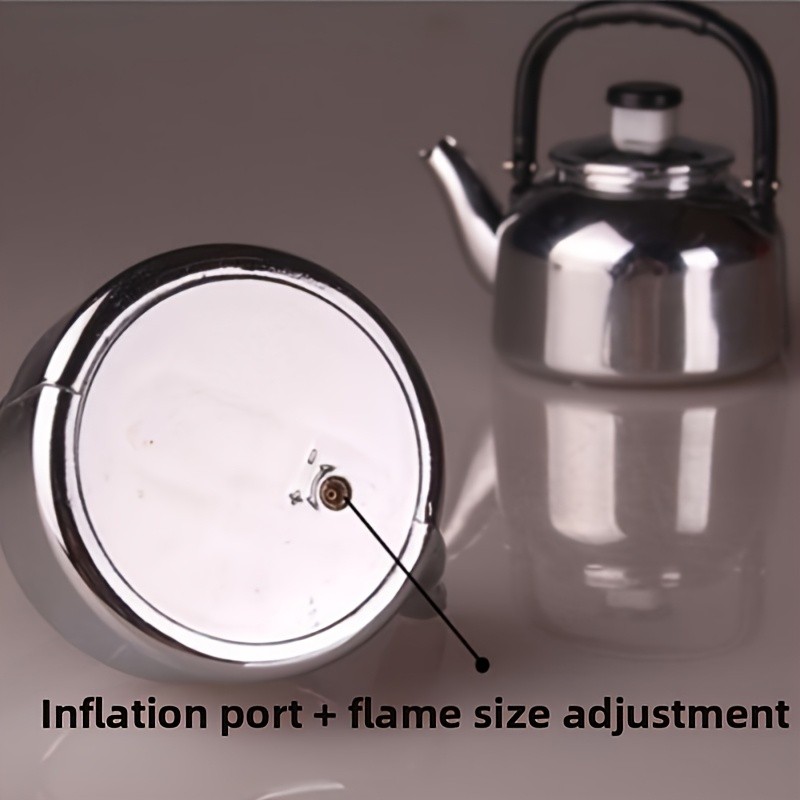 Teapot-Shaped Refillable Lighter Butane Cigarette Lighter Windproof Lighter Gift