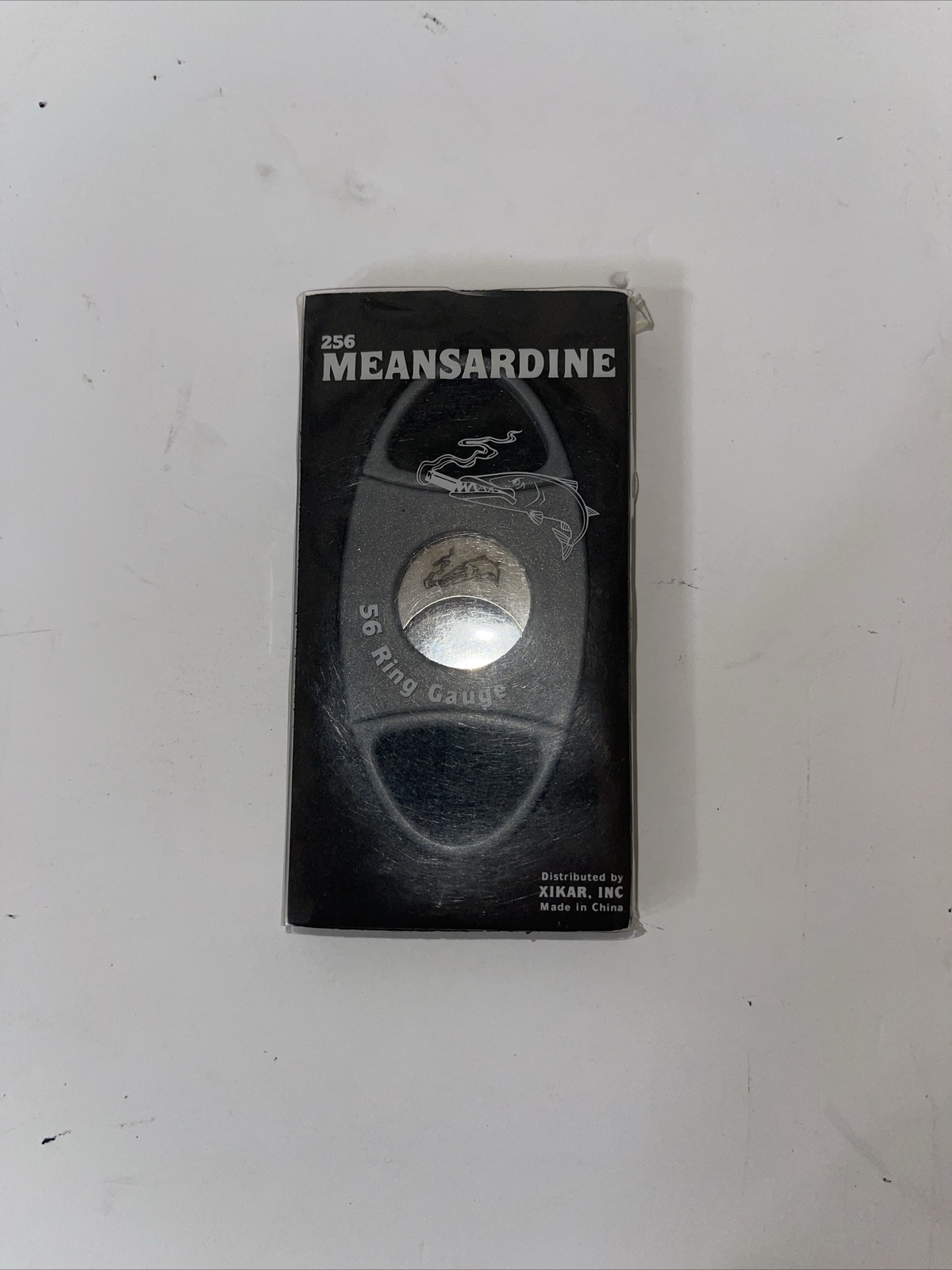 Xikar Meansardine Black 56 Ring Gauge 2 finger cigar cutter old stock
