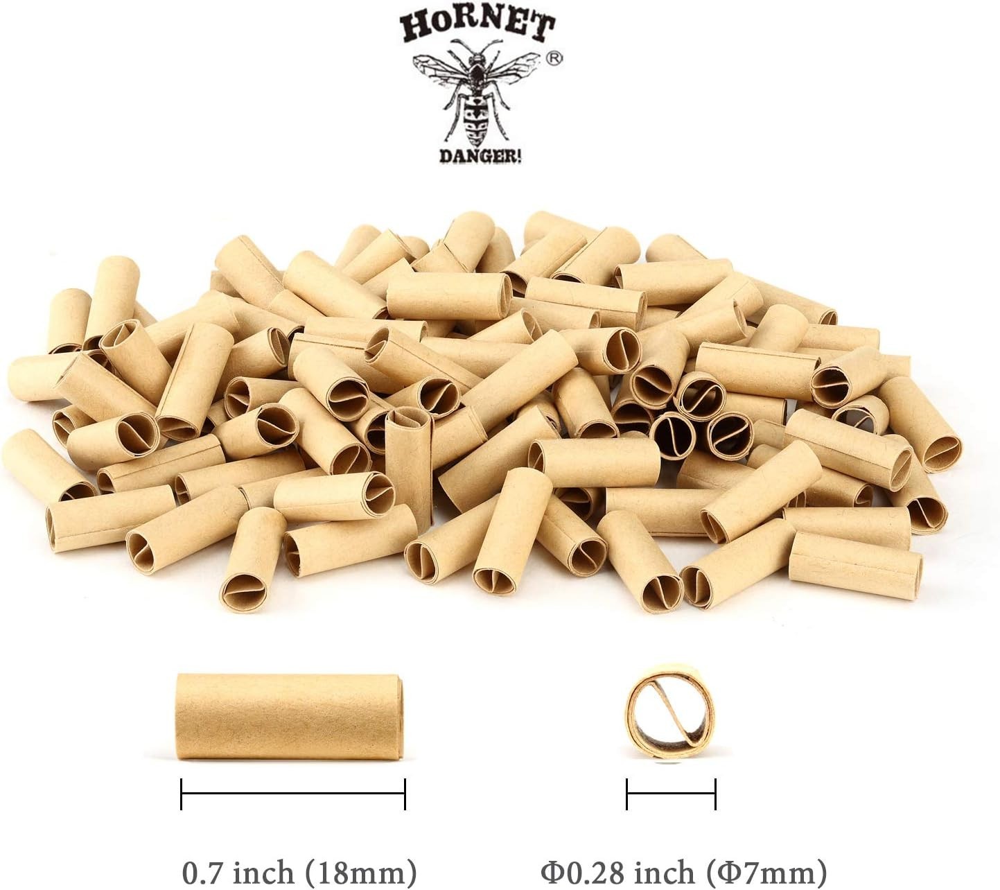 Unbleached Pre-Rolled Tips, Unrefined Filters, Ø7mm Slim Rolling Paper Tips 1…