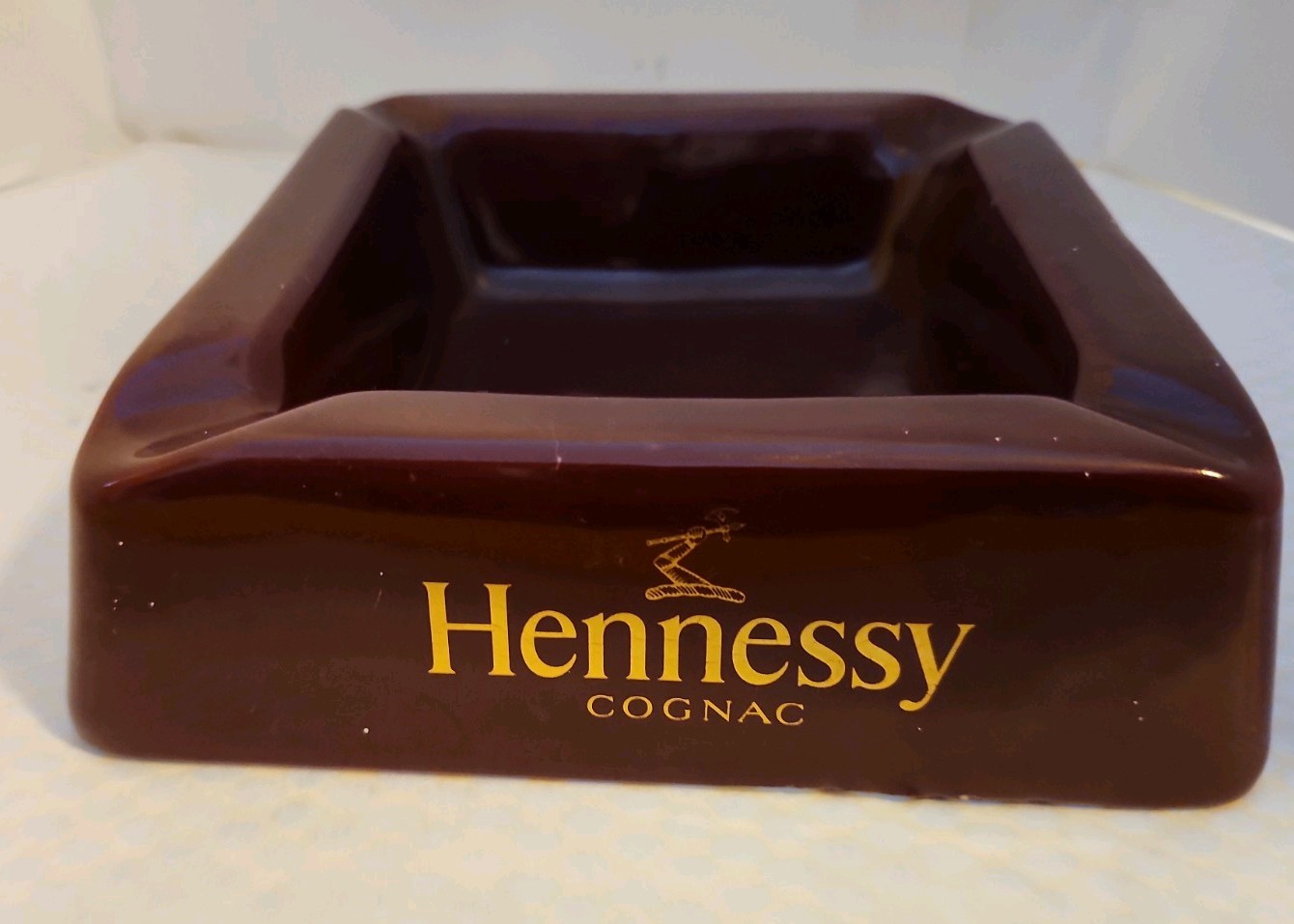 Hennessy Bar Ashtray – Vintage 1997 Branded Glass Collectible