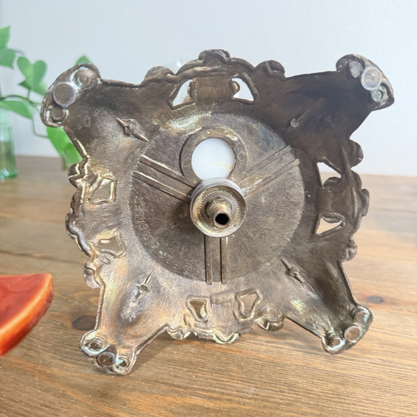 Mid Century Rick Bar Sales Crystal and Marble Standing Ashtray