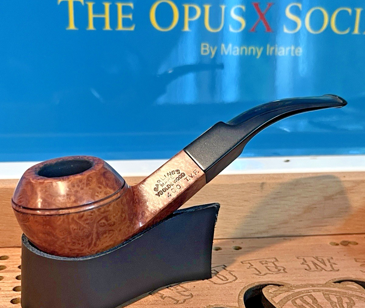 Barling’s Make Ye Olde Wood 400 T.V.F Bent Bulldog Pipe Pre Transition Nm+ Resto