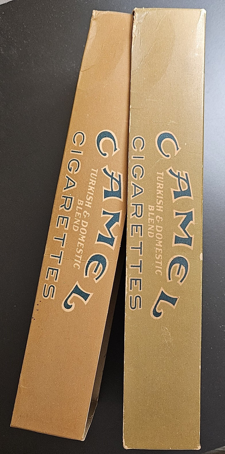 RJR 1917 Original WWI Camel Cigarette 2-Piece Telescope Green/Tan Carton Box