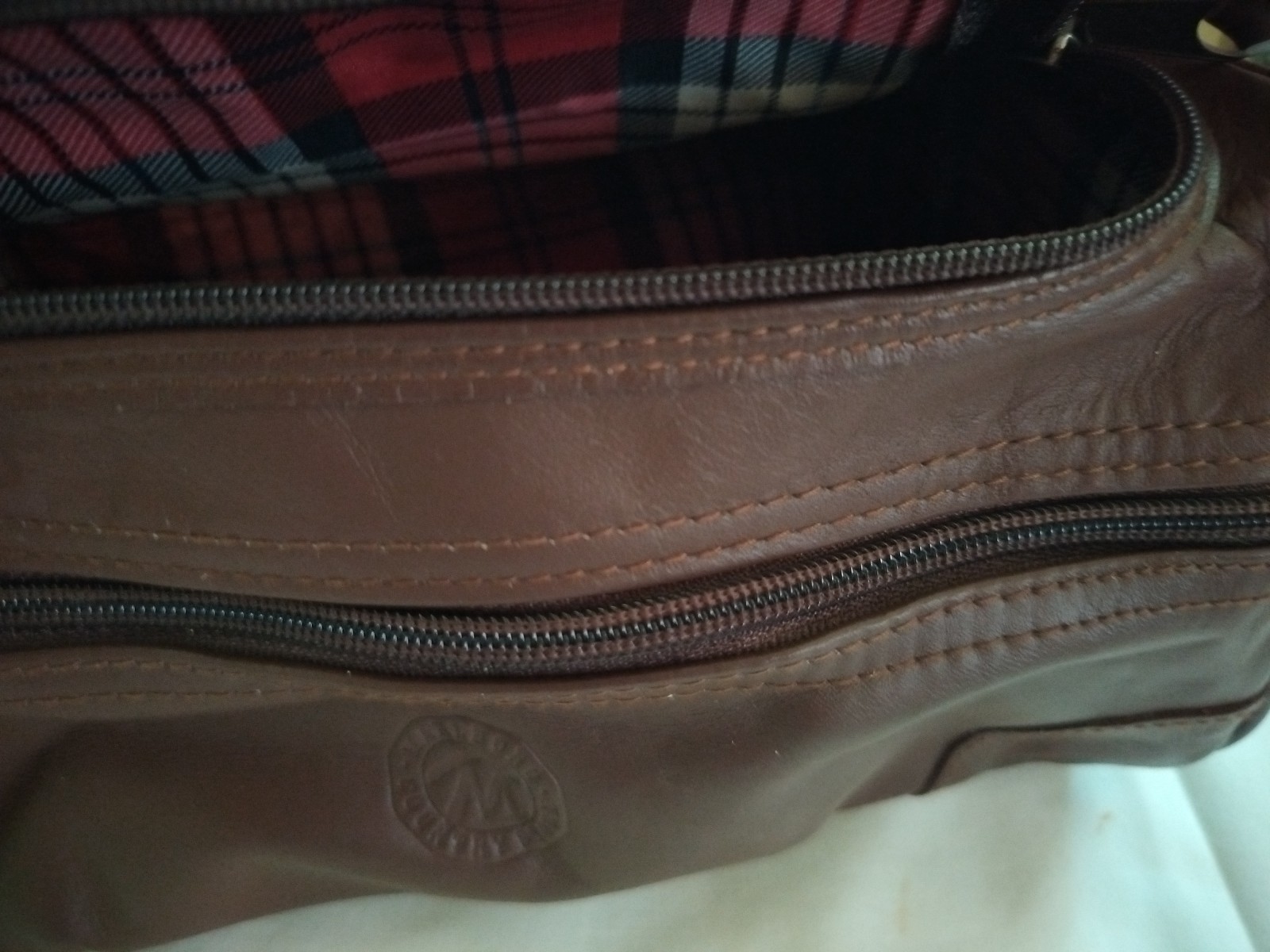 Marlboro Country Store Vintage 1994 Brown Leather Toiletry Bag NWT